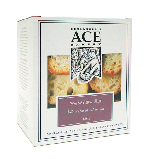 ACE Bakery Baguette Crisps Olive Oil & Sea Salt - 180g