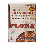 Flora Organic Cranberry with Rooibos Tea - 16 Bags