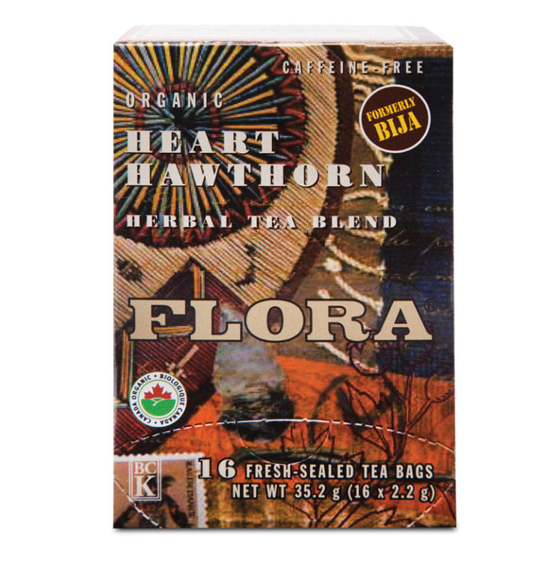 Flora Organic Heart Hawthorn Tea - 16 Bags