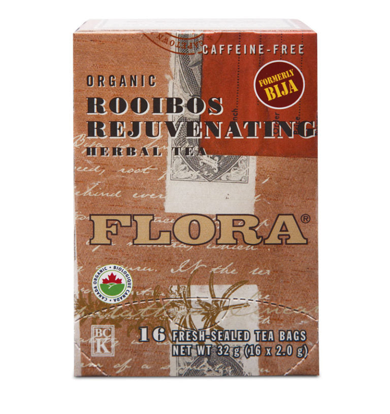 Flora Organic Rooibos Rejuvenating Tea - 16 Bags
