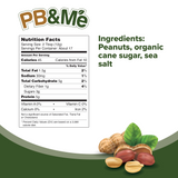 PB&Me Organic Powdered Peanut Butter - 453g