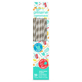 Preserve Compostables Straws Natural - 50 Pack