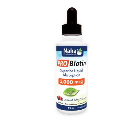 Naka Pro Biotin 5000mcg Natural Berry Flavour - 60ml