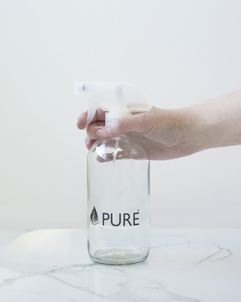 Pure Glass Bottle With Spray - 500ml