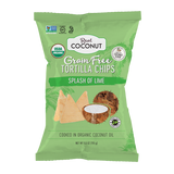 Real Coconut Splash of Lime Tortilla Chips - 155g