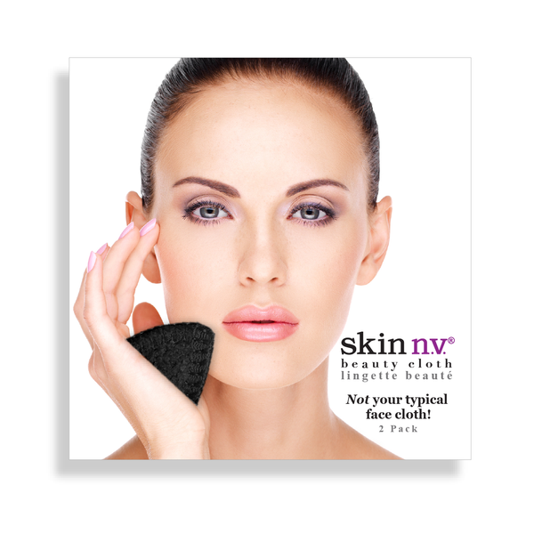 Skin n.v. Facial Beauty Cloth Black - 2 Pack