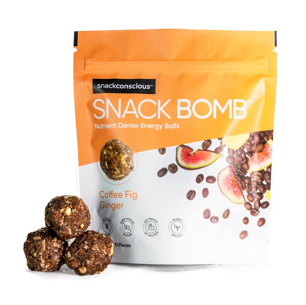 Snack Conscious Coffee Ginger Fig Snack Bomb – 200g