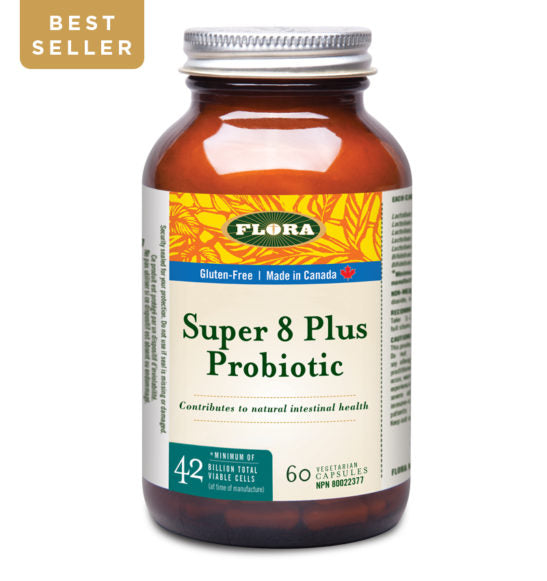 Flora Super 8 Plus Probiotic - 60 Capsules
