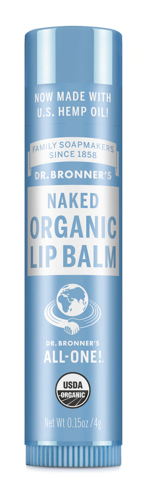 Dr Bronner Organic Lip Balm - Naked