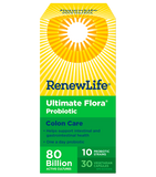 Renew Life Ultimate Flora Probiotic Colon Care 80 Billion - 30 Capsules