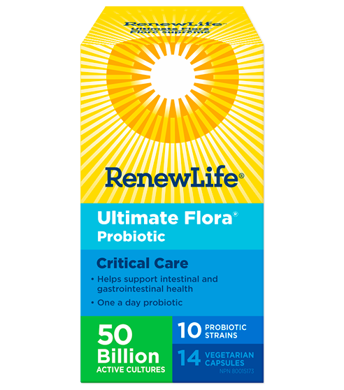 Renew Life Ultimate Flora Probiotic Critical Care 50 Billion - 60 Capsules