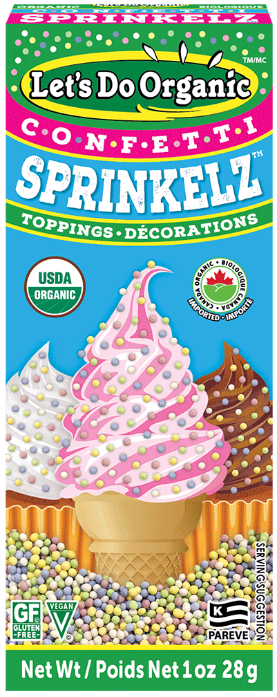 Let's Do Organic Confetti Sprinkelz - 28g