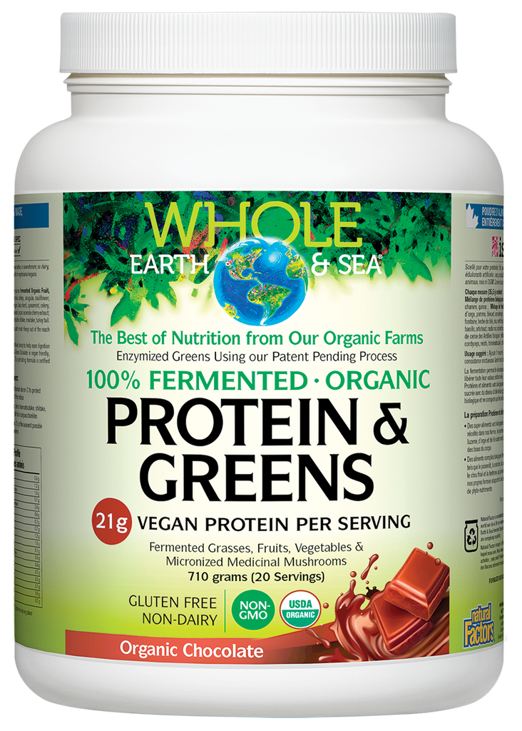 Whole Earth & Sea Fermented Protein & Greens Chocolate