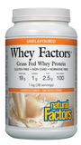 Natural Factors Whey Factors® Unflavoured Protein Powder - 1kg
