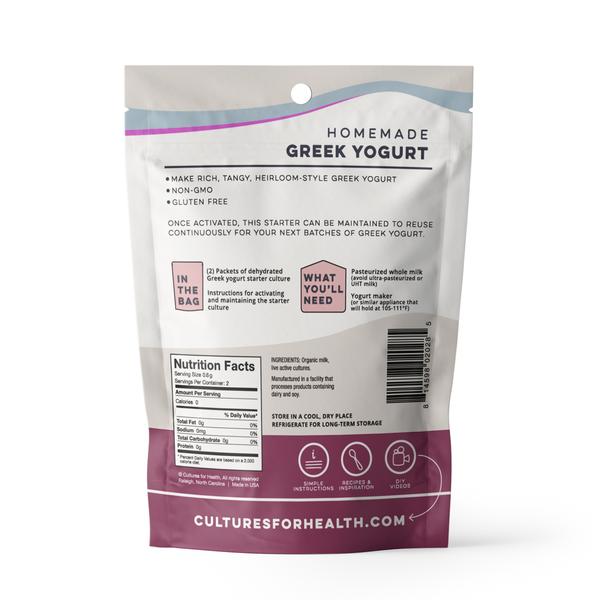 Cultures For Health Greek Yogurt Starter Culture
