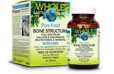 Whole Earth & Sea Pure Food Vegan Bone Structure - 60 Tablets