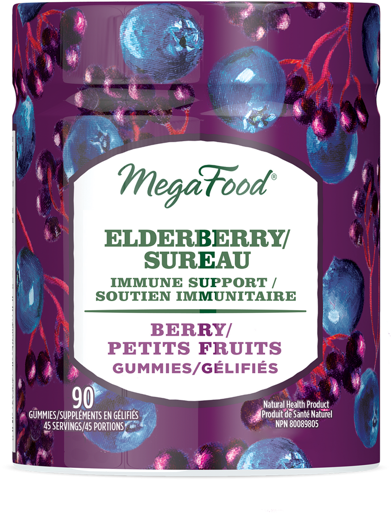 MegaFood Elderberry Immune Support - 90 Gummies