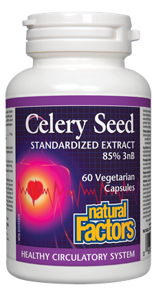 Natural Factors Celery Seed Extract - 60 Capsules
