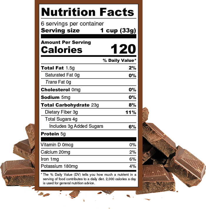 IWON Organics Protein Crunchies Cereal Chocolate - 198g