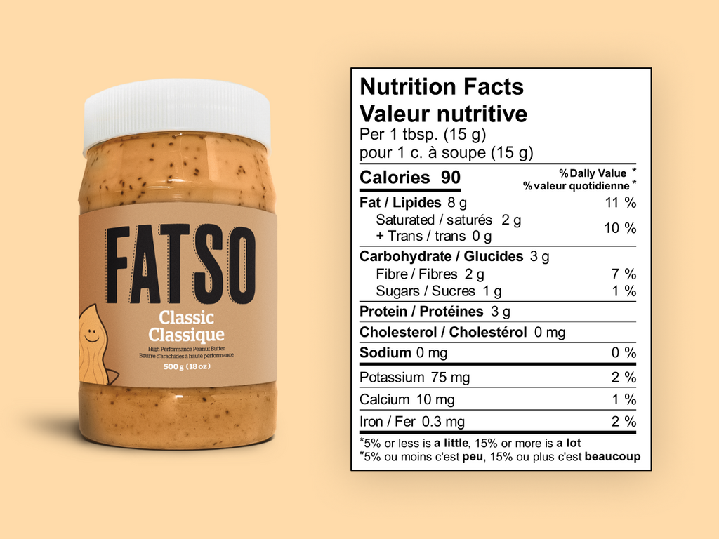 Fatso High Performance Peanut Butter Classic - 500g