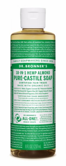 Dr. Bronner's Pure Castile Liquid Soap Almond - 237ml