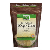 Now Crystallized Ginger Slices - 340g