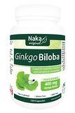 Naka Ginkgo Biloba 400mg - 120 Capsules