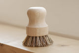 No Tox Life Pot Scrubber | White Teakwood & Plant Fiber