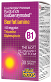 Natural Factors Benfotiamine 150 mg Active Vitamin B1 - 30 Capsules