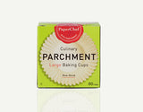 PaperChef Large Culinary Parchment Baking Cups - 60 Cups