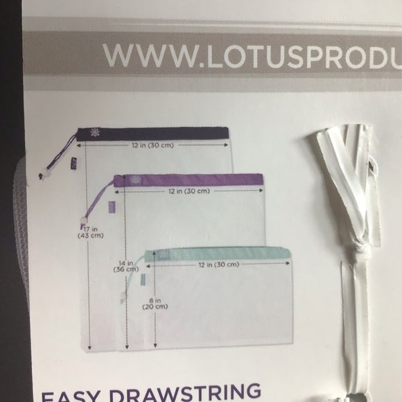 Lotus Reusable Produce Bags - 3 Pack