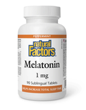 Natural Factors Melatonin 1mg - 90 Sublingual Tablets