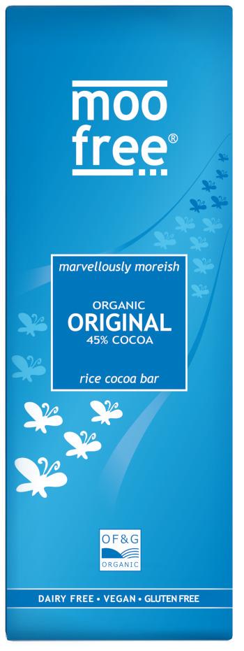Moo Free Dairy Free Organic Original Bar - 80g