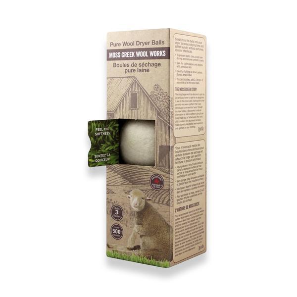 Moss Creek Wool Dryer Balls - Pack of 3