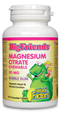 Big Friends Magnesium Citrate 50mg Bubblegum - 60 Chewable Tablets