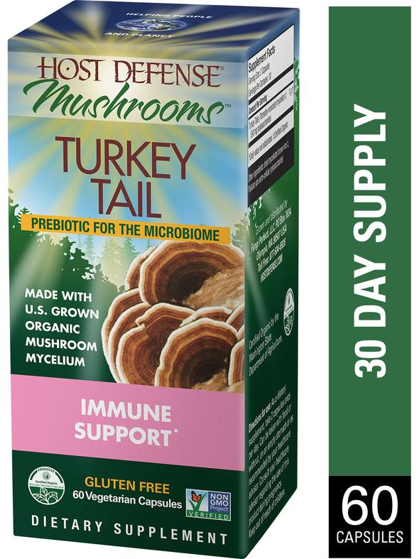 Host Defense Turkey Tail - 60 Capsules