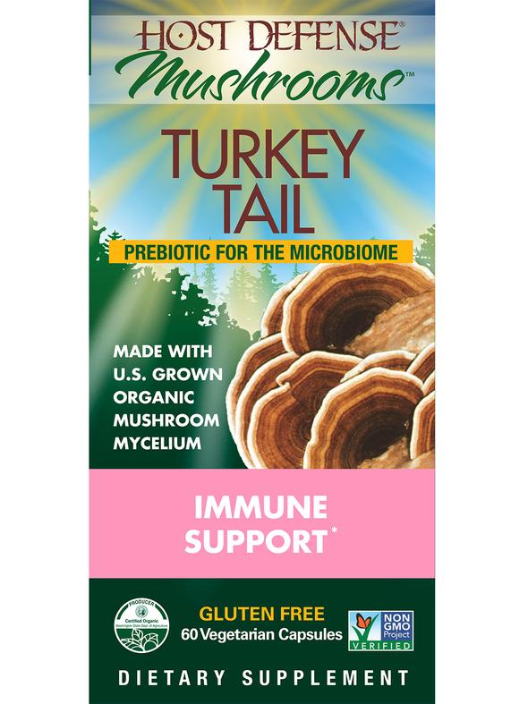 Host Defense Turkey Tail - 60 Capsules