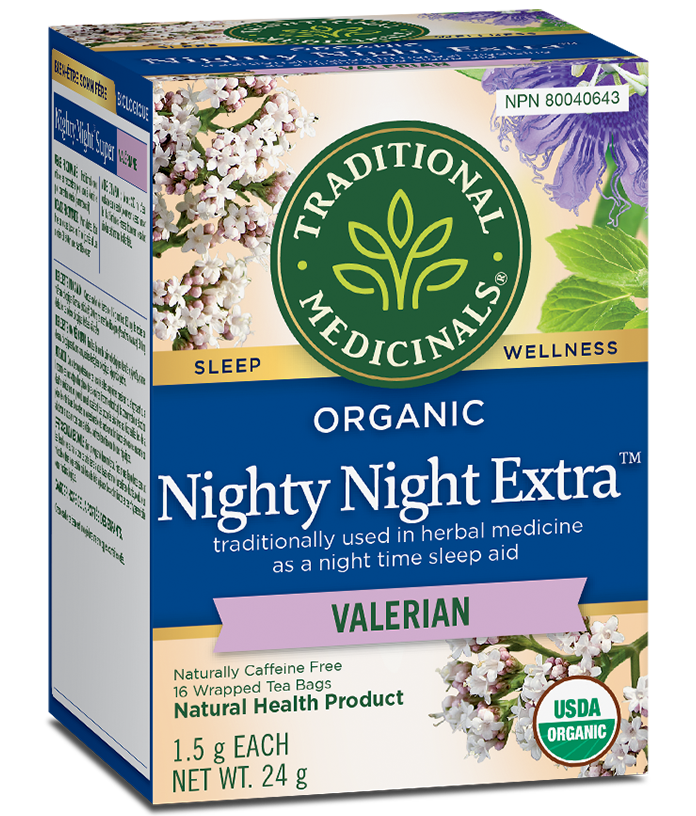 Traditional Medicinals Nighty Night Extra with Valerian Tea - 16 Bags