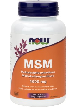 Now MSM 1000mg - 120 Capsules