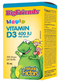 Big Friends Liquid Vitamin D3 400IU - 15ml
