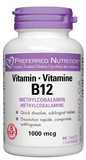 Preferred Nutrition Vitamin B12 1000 mcg - 90 Tablets
