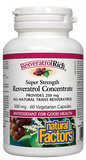 Natural Factors Super Strength Resveratrol Concentrate 500mg - 60 Capsules