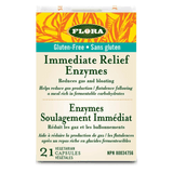 Flora Immediate Relief Enzymes - 21 Capsules