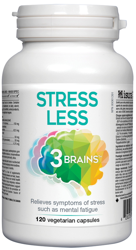 3 Brains Stress Less - 120 Capsules