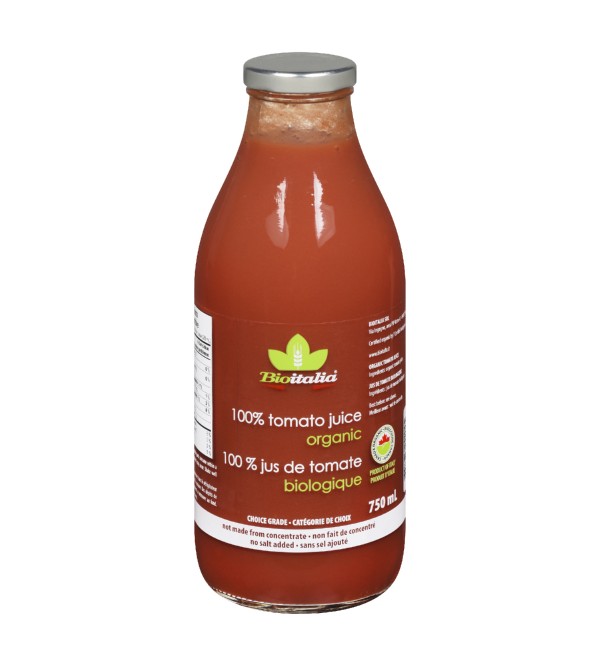 Bioitalia 100% Organic Tomato Juice - 750ml