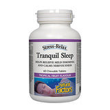 Natural Factors Tranquil Sleep Tropical Fruit Flavour - 60 Chewable Tablets
