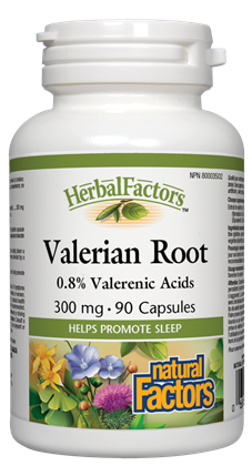 Natural Factors Valerian Root 300mg - 90 Capsules