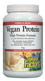 Natural Factors Vegan Vanilla Bean Protein - 1kg