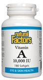 Natural Factors Vitamin A 10,000IU - 180 Softgels