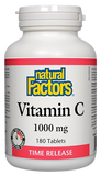 Natural Factors Time Release Vitamin C 1000mg - 180 Tablets